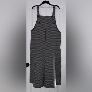 Shein checkered capris overalls